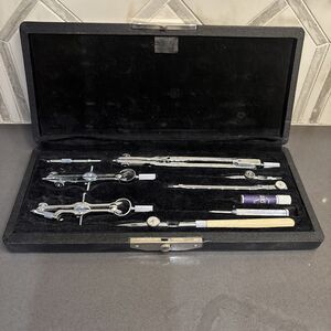 Vintage Sans & Streiffe Drafting-Mechanical Drawing Set Japan Use/ Care Booklet